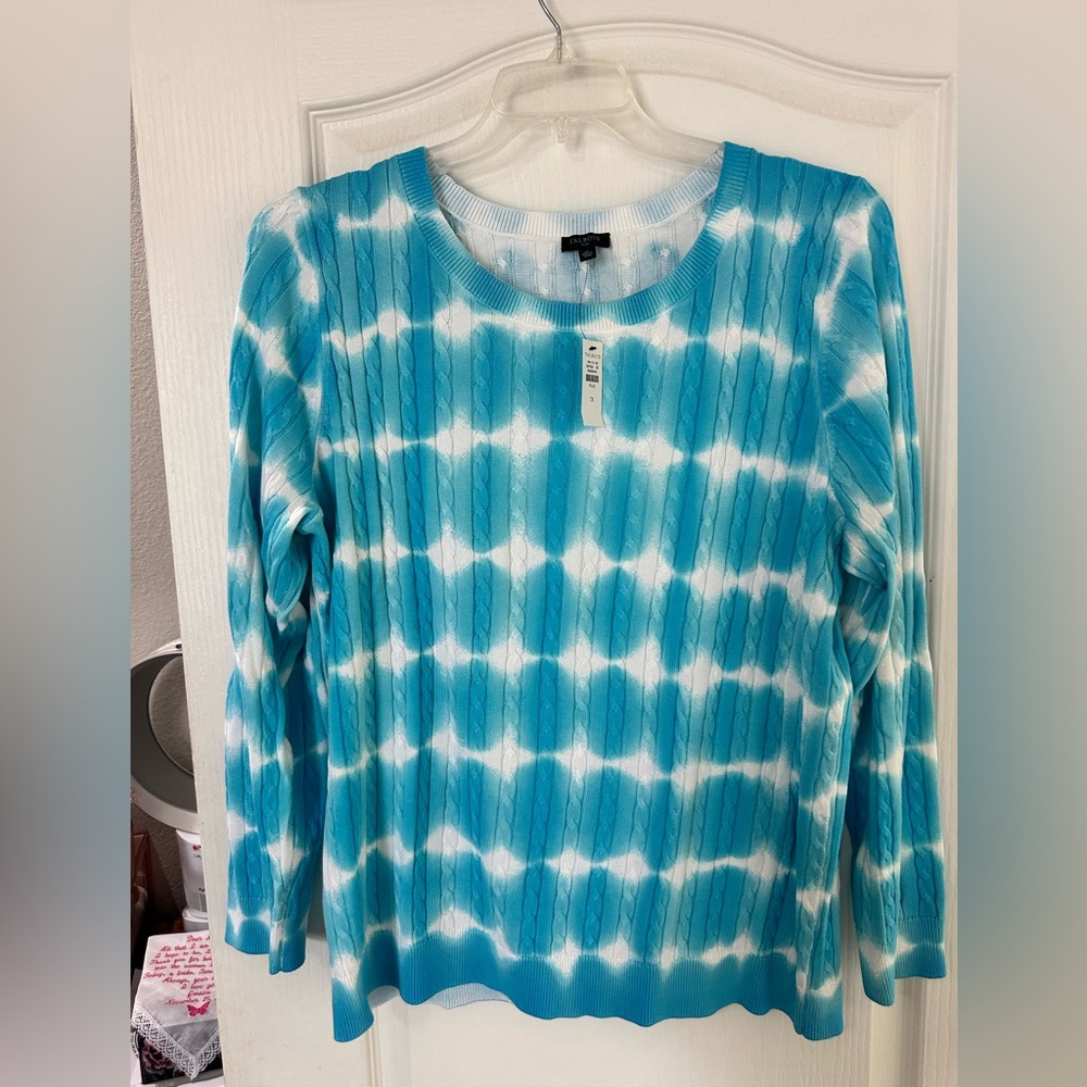 Talbots plus size cotton sweater size 1X